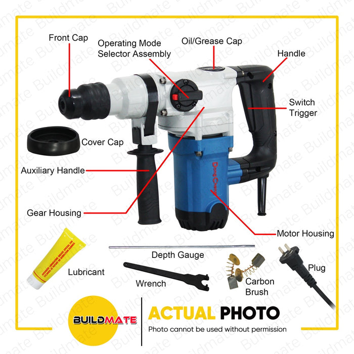 DONG CHENG Electric Rotary Hammer 960W DZC04-30 •BUILDMATE•