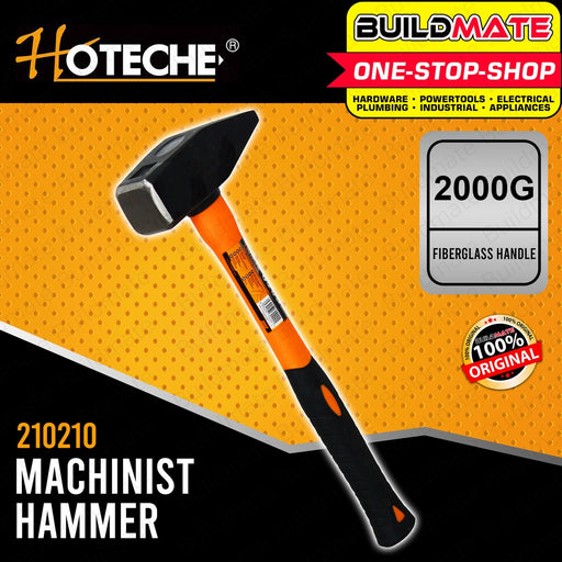 HOTECHE 2000g Machinist Hammer Tools Hammer Fiberglass Handle HTC-210210 100% ORIGINAL •BUILDMATE•