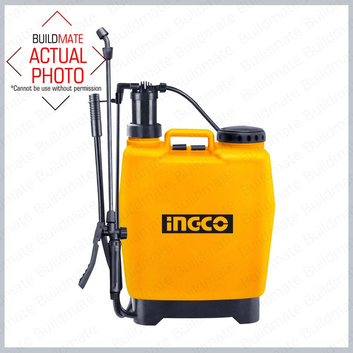 BUILDMATE Ingco Knapsack Sprayer 16L | 20L [SOLD PER SET] Manual Knapsack Sprayer Garden Sprayer Agricultural Sprayer Backpack Sprayer Chemical Sprayer Pump Sprayer Gardening Tank Sprayer Disinfection Sprayer Garden Tools • IHT