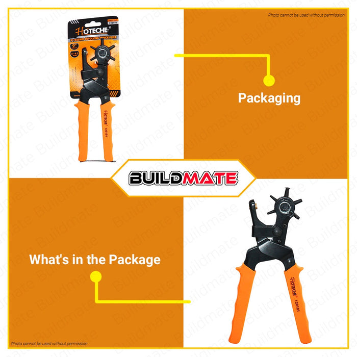 Hoteche Revolving Punching Punch Plier Pliers 9" inches HTC-120101 •BUILDMATE•