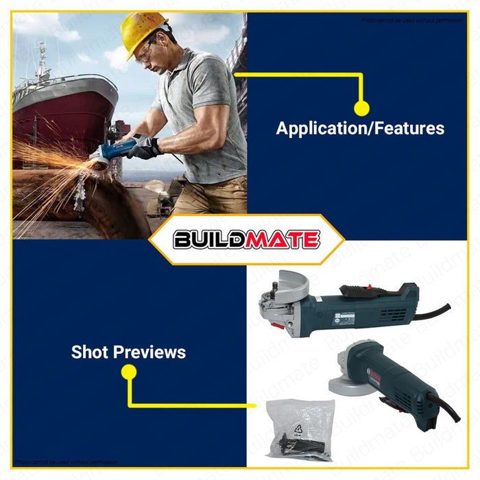 Bosch Professional 900W 100mm Heavy Duty Angle Grinder M10 4_ GWS 9-100 P 06013965K0 •BUILDMATE• BPT