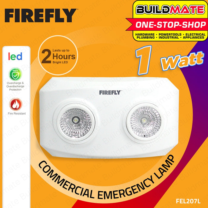 FIREFLY Emergency Light LED Mini Dual Optics FEL207L •BUILDMATE•