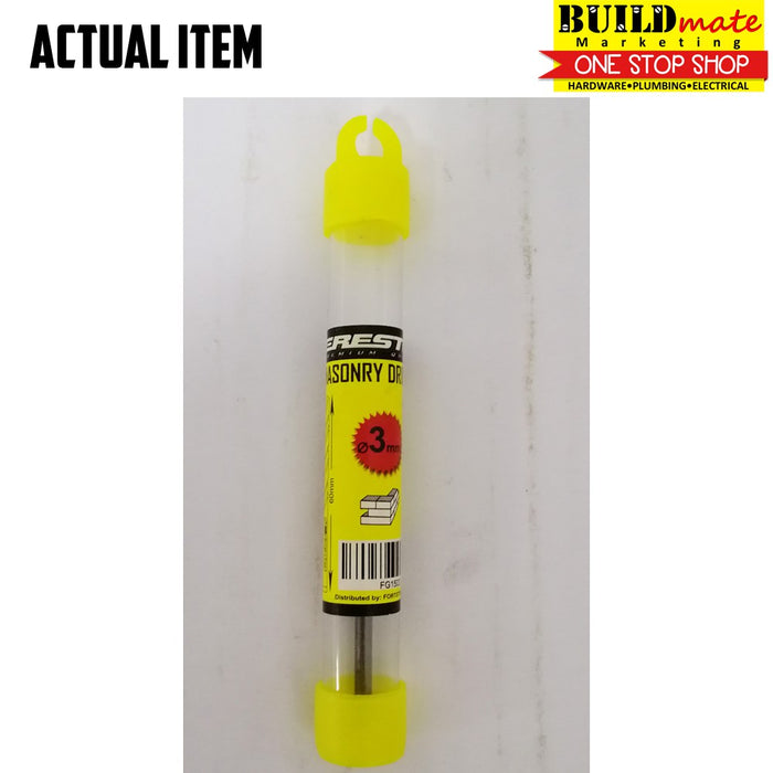 BUILDMATE Creston Masonry Drill Bit 3MM - 12MM for Rotary Hammer, Concrete, Brick, Stone Hole Drilling Tool SOLD PER PIECE