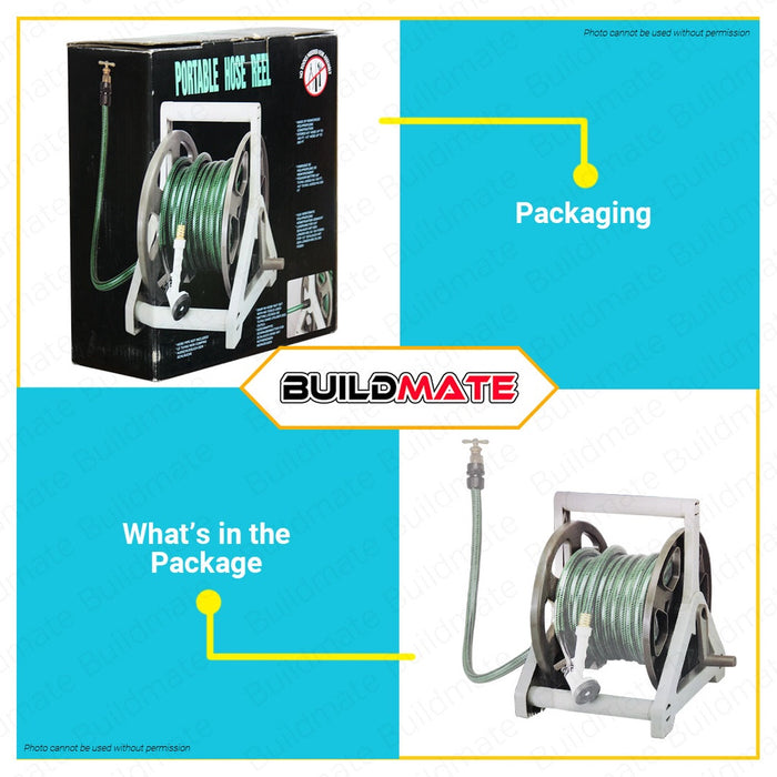 MECO Portable Type Outdoor Garden Hose Reel Set #HR310 100% ORIGINAL / AUTHENTIC •BUILDMATE•