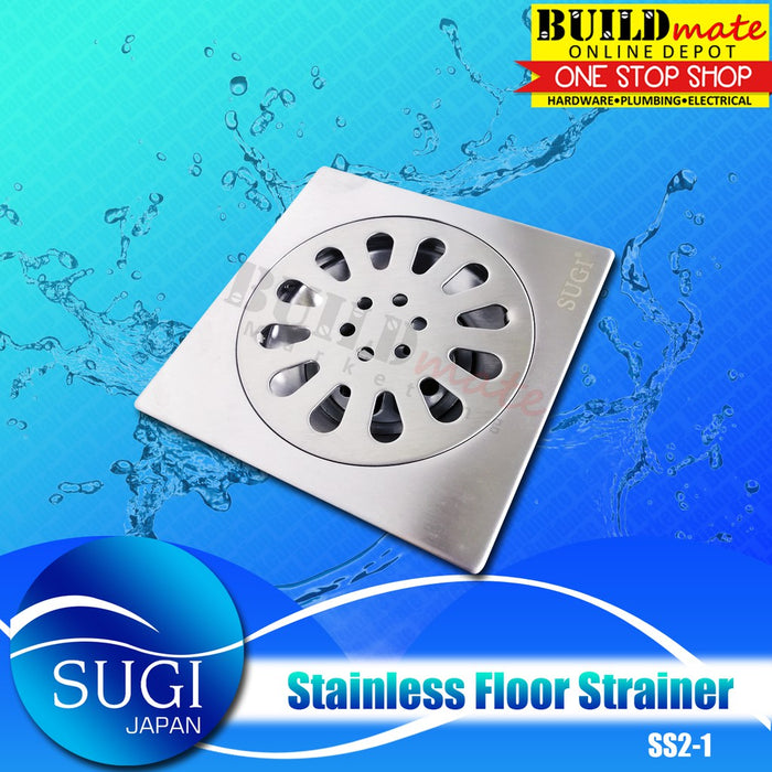 SUGI JAPAN Stainless Steel Floor Strainer SS2-1 •BUILDMATE•