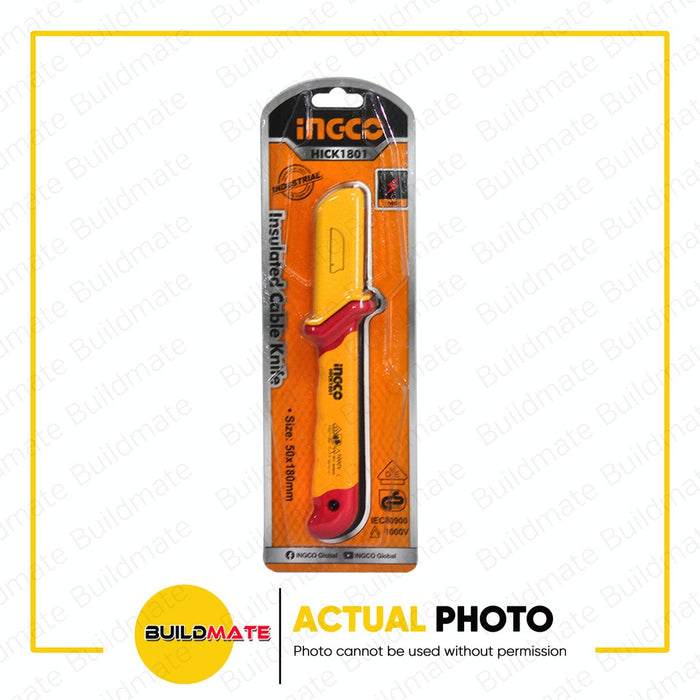 INGCO Insulated Cable Knife 50 x 180mm HICK1801 •BUILDMATE• IHT