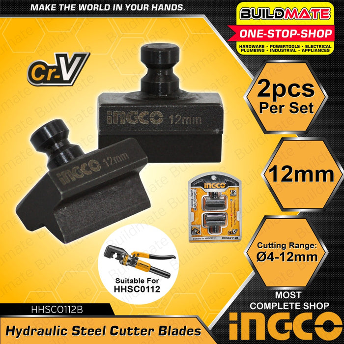 INGCO Hydraulic Steel Cutter BLADES 4-12mm Cr-V HHSC0112B •BUILDMATE• IHT