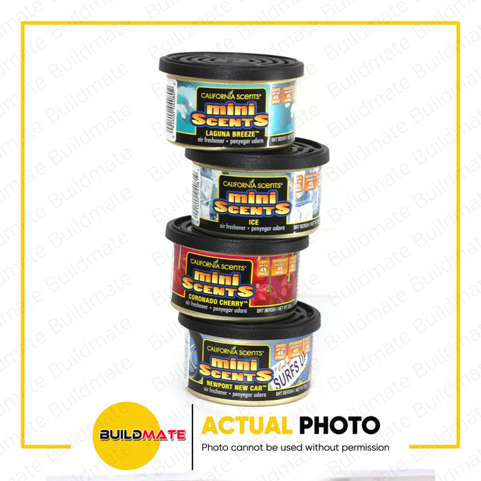 CALIFORNIA SCENTS Mini Scents Car Cabinet Drawer Room Freshener SOLD PER PIECE •BUILDMATE•