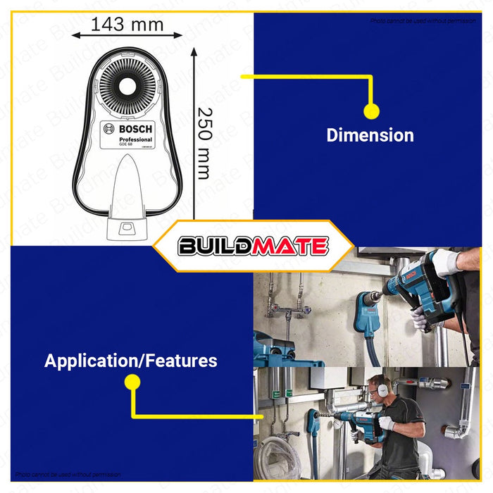 Bosch Professional Dust Extraction for GSB, GBH, GBM Hole or Core Cutter GDE 68 1600A001G7 BPT