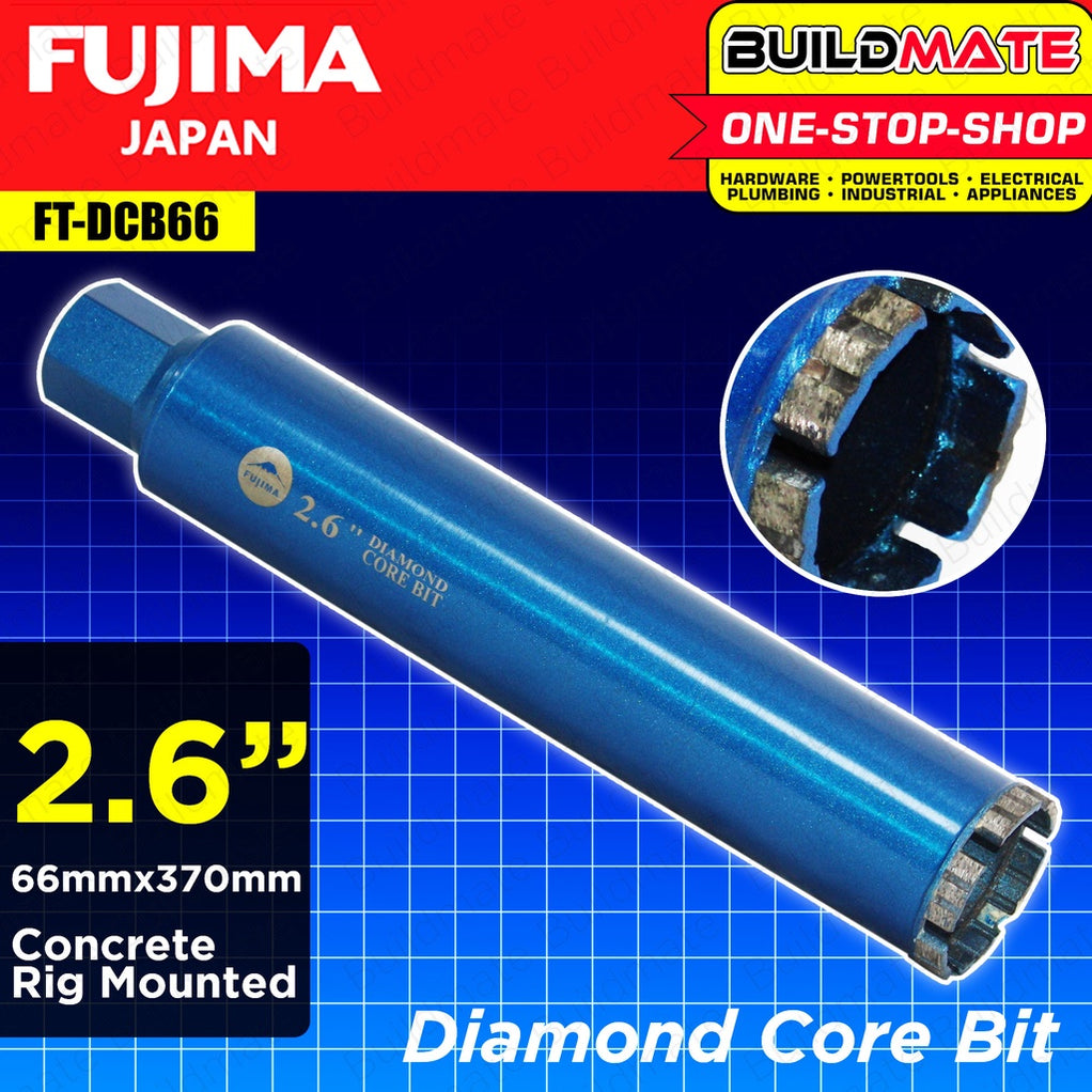 FUJIMA JAPAN Diamond Core Coring Bits 66mm x 370mm 2.6