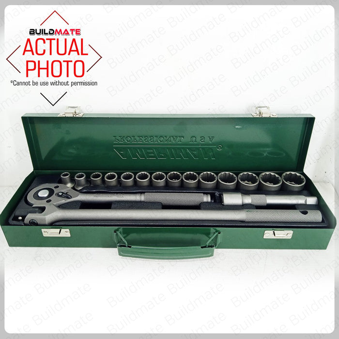 AMERIMAN 17PCS/SET 1/2" Drive Socket Set •BUILDMATE•