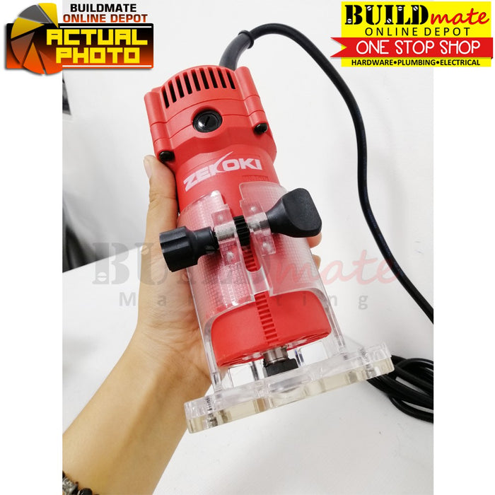ZEKOKI Palm Trimmer 500W / 530W Electric Mini Router Trimming for Wood Laminate Powertool ZKK-0635ET / ZKK-3709ET •BUILDMATE•