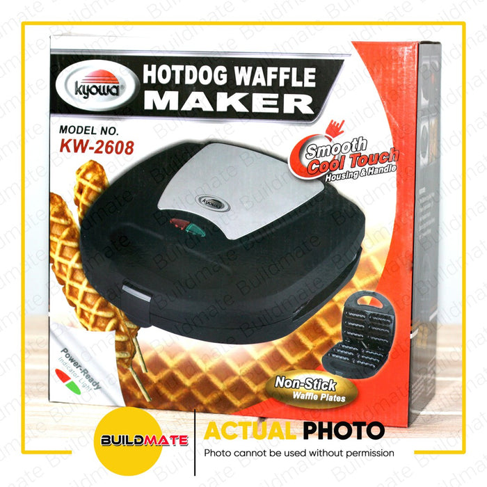 KYOWA Electric Hotdog Waffle Maker Non-stick 850W KW2608 •BUILDMATE•