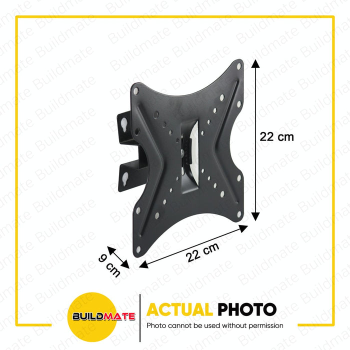 GREENFIELD 14"-32" Wall Mount TV Bracket Thick Metal Heavy Duty LED-802 •BUILDMATE•