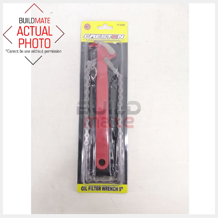 CRESTON Oil Filter Wrench 6" | 9" SOLD PER PIECE •BUILDMATE•