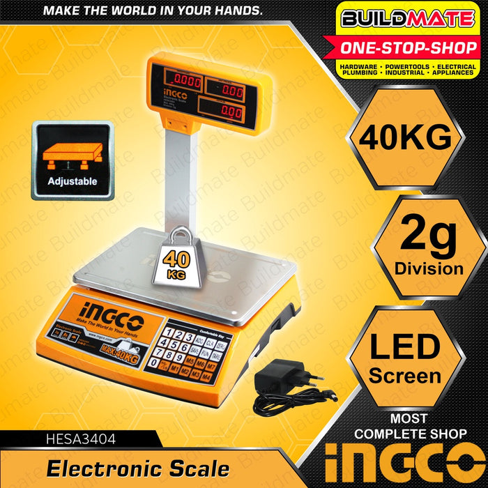 INGCO Electronic Weighing Scale 40kg HESA3404 100 ORIGINAL / AUTHENTI