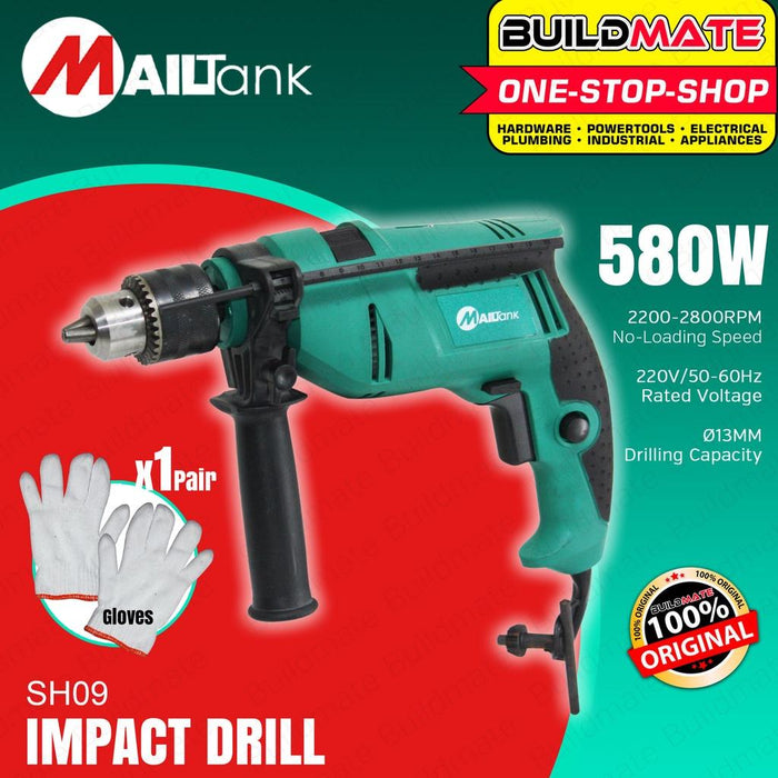 FLASH DEAL!!! MAILTANK Impact Drill 13mm 580W SH09 •BUILDMATE•