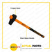 INGCO Wood Splitting Wedge Maul Hammer 6lbs Carbon Steel HSPM02068D •BUILDMATE• HT2