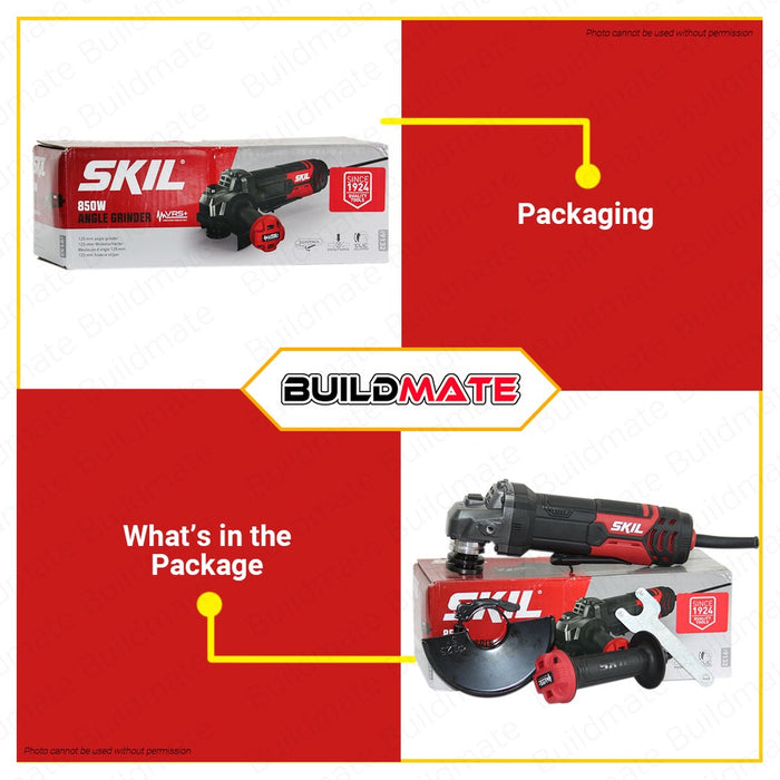 SKIL Angle Grinder 850W 125mm AG1E9132AB •BUILDMATE•