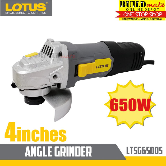 LOTUS 16RE COMBO Angle Grinder 650W & Variable Impact Drill 800W 16mm +FREE TAPE MEASURE •BUILDMATE•