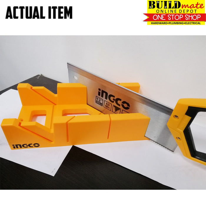 INGCO Miter Box and Back Saw SET HMBS3008 •BUILDMATE• IHT