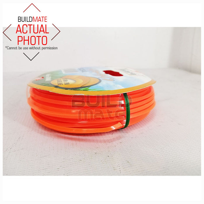 TATARA Square Nylon Trimmer Line 2.4mm x 15m BCB-NL •BUILDMATE•