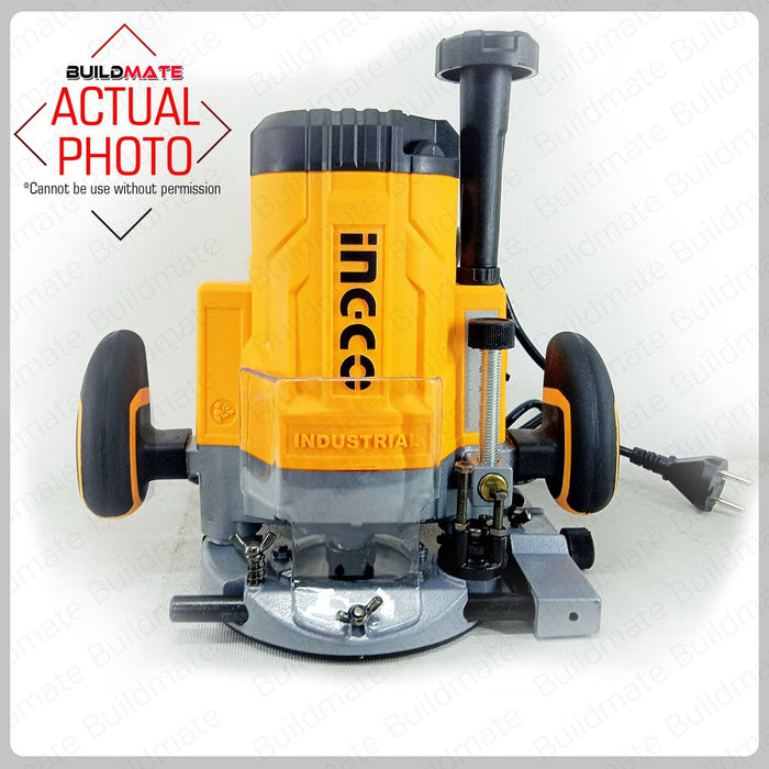 INGCO Industrial Electric Router 2200W RT22008 +FREE TAPEMEASURE & GLO ...