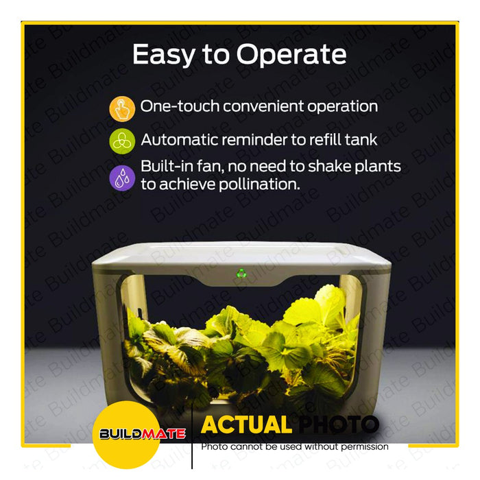 GREENJOY Hydroponics System Desktop Grow Box 15 Holes SPH-045ABUAW •BUILDMATE•