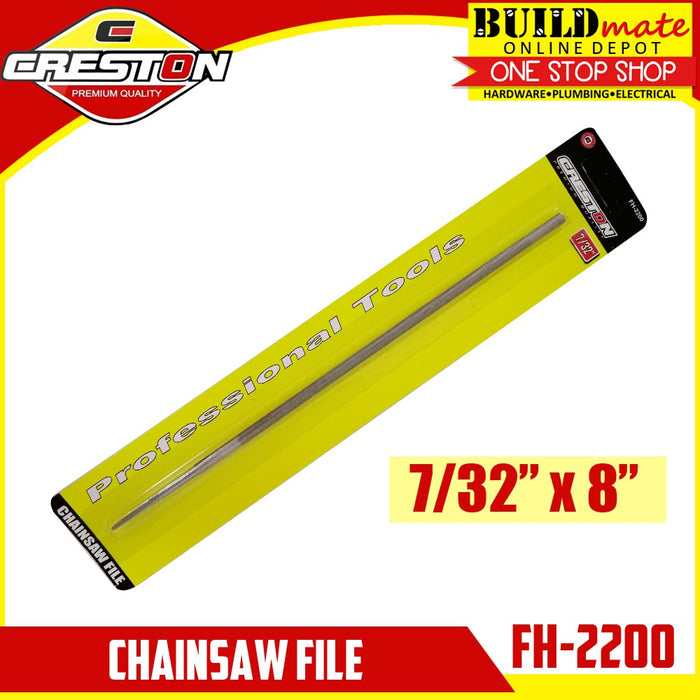 CRESTON Chainsaw File 7/32" x 8" FH-2200