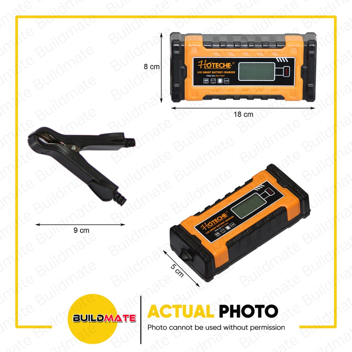 HOTECHE LCD Smart Battery Charger HTC-P817204 •BUILDMATE•