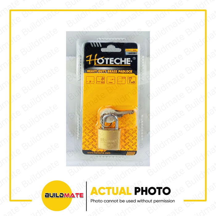 HOTECHE Brass Padlock Heavy Duty 20mm | 30mm | 40mm SOLD PER PIECE •BUILDMATE•