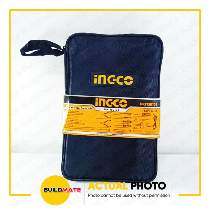 BUILDMATE Ingco 13PCS Telecom Tool Kit Set Pliers, Scissor, Soldering ...