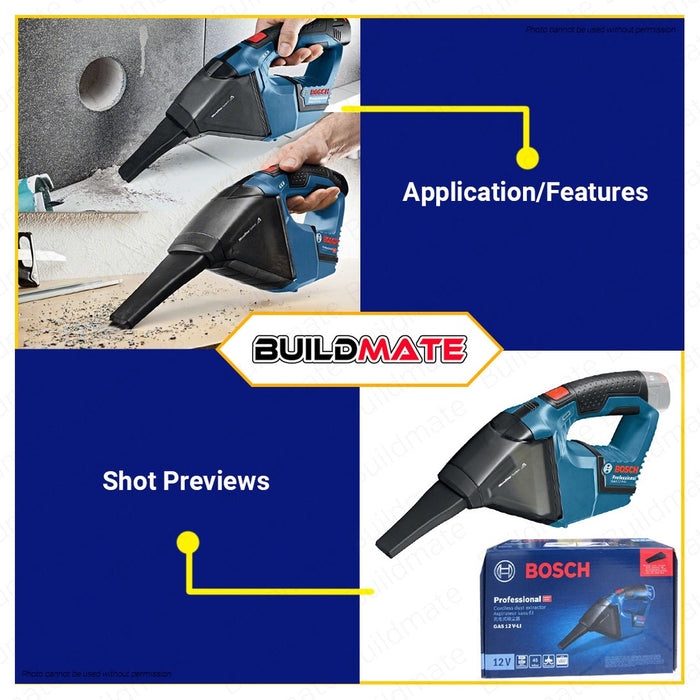 BOSCH Handheld Cordless Lithium Ion Li-Ion Battery Vacuum Cleaner GAS 12V 06019E3081 BLC