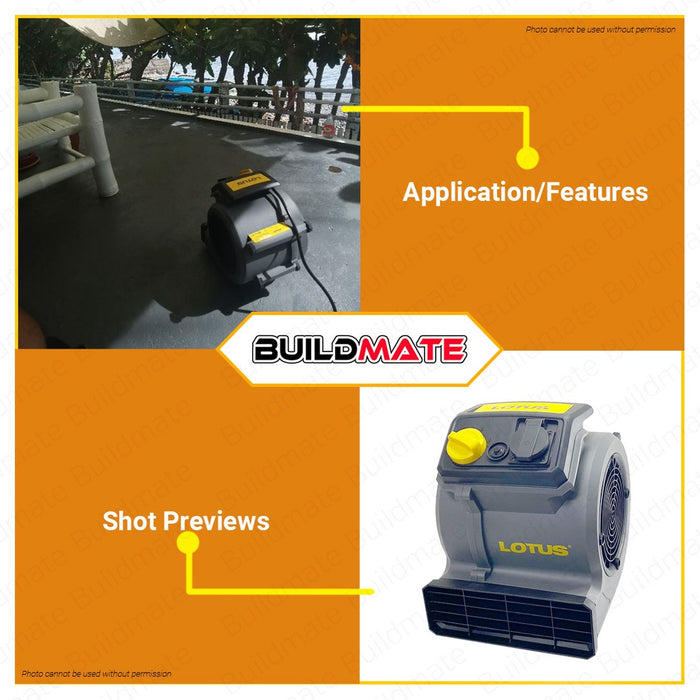LOTUS Ventilator Blower / Air Mover Machine 124W LT125ACX •BUILDMATE• LPT