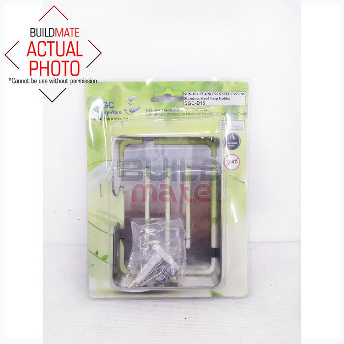 S.G.C. Stainless Steel Soap Holder S.G.C.-SUS304-D15 •BUILDMATE•