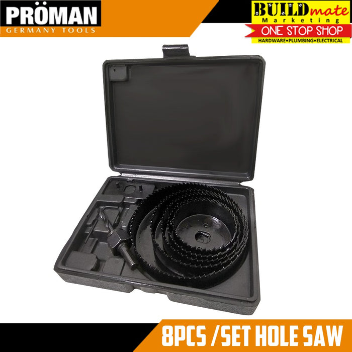 PROMAN Hole Saw 8PCS/SET RR-552 •BUILDMATE•