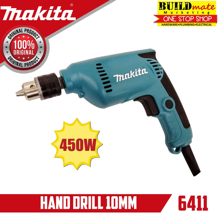 MAKITA Original Electric Hand Drill 10mm 450W 6411 •BUILDMATE•