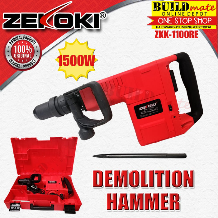 ZEKOKI Demolition Hammer Jack 10KG 1500W ZKK-1100RE •NEW ARRIVAL!•