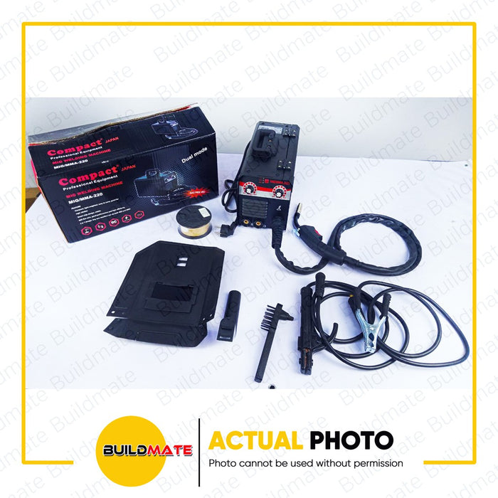 [SUPER SALE] COMPACT JAPAN Heavy Duty 300A MIG / MMA Dual Mode Portable Inverter Welding Machine MIG-MMA-300A