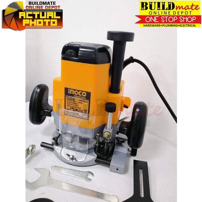 INGCO Electric Router 2200W RT22001-2 +FREE TAPEMEASURE & GLOVES IPT ...