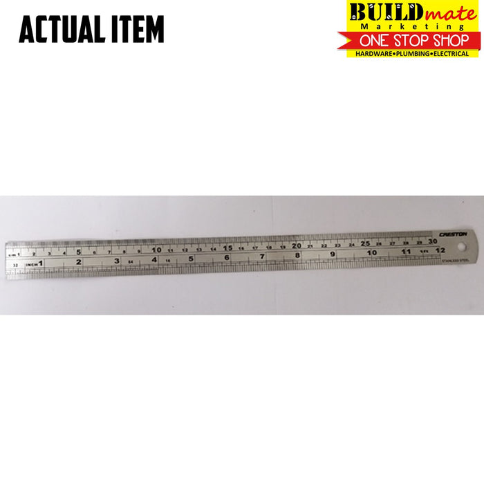 CRESTON Stainless Steel Ruler FM-2512