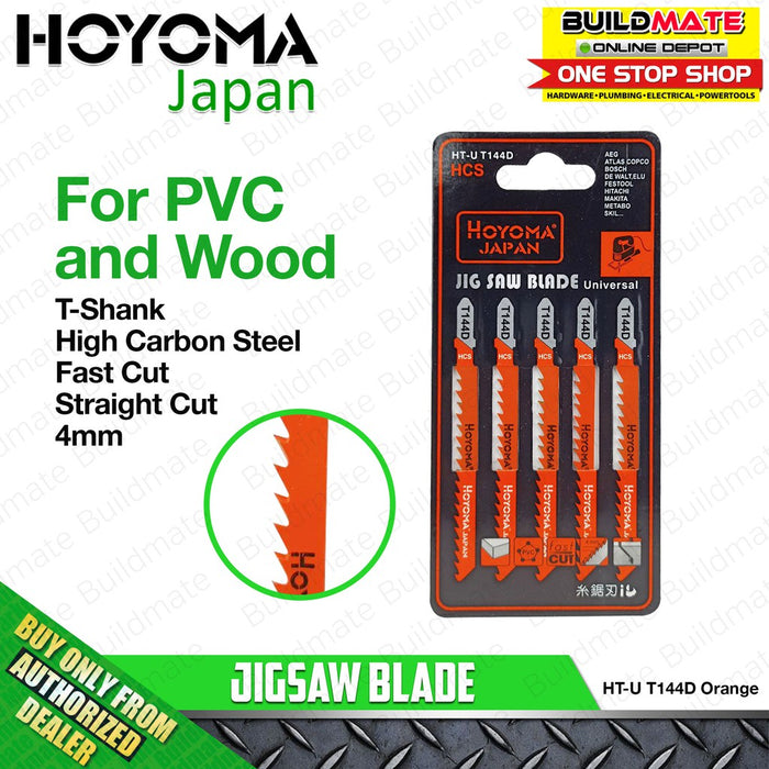 HOYOMA Jigsaw Blade 5PCS/PAD HIGH QUALITY •BUILDMATE• HYMA