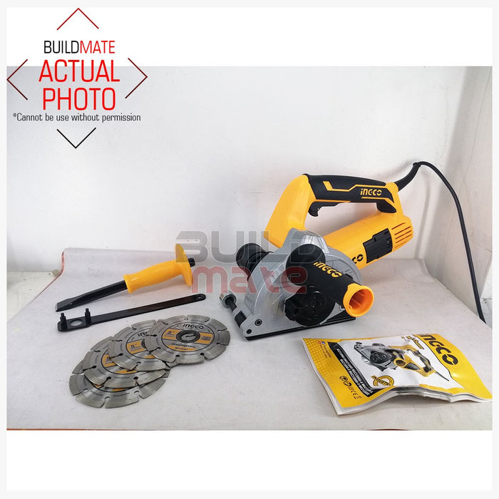 INGCO Concrete Wall Chaser Cutting Saw Ø125mm 1500W WLC15008 •BUILDMATE• IPT