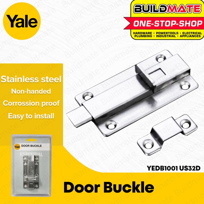 YALE Essential Series Door Buckle Barrel Bolt #YEDB1001 US32D Satin Stainless Steel YEDB1001-US32D