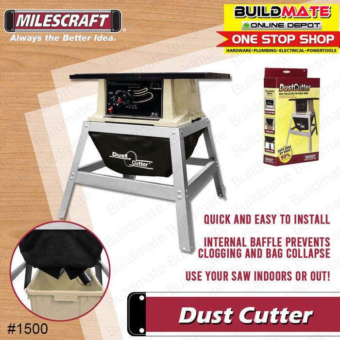MILESCRAFT Dust Cutter #1500 •BUILDMATE• — Buildmate