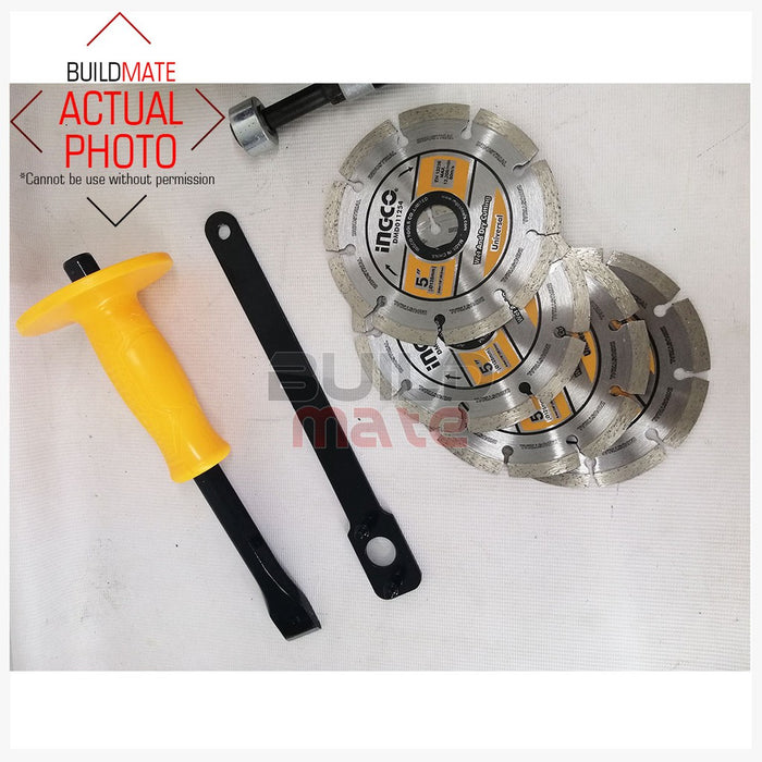 INGCO Concrete Wall Chaser Cutting Saw Ø125mm 1500W WLC15008 •BUILDMATE• IPT