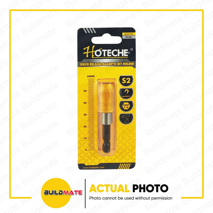 HOTECHE Quick Release Magnetic Bit Holder 60mm 251001 •BUILDMATE•