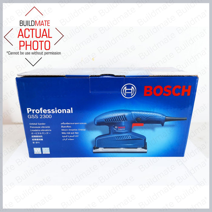 BOSCH Orbital Finish Sander 190W GSS 2300 BPT •100% ORIGINAL / AUTHENTIC • BUILDMATE•