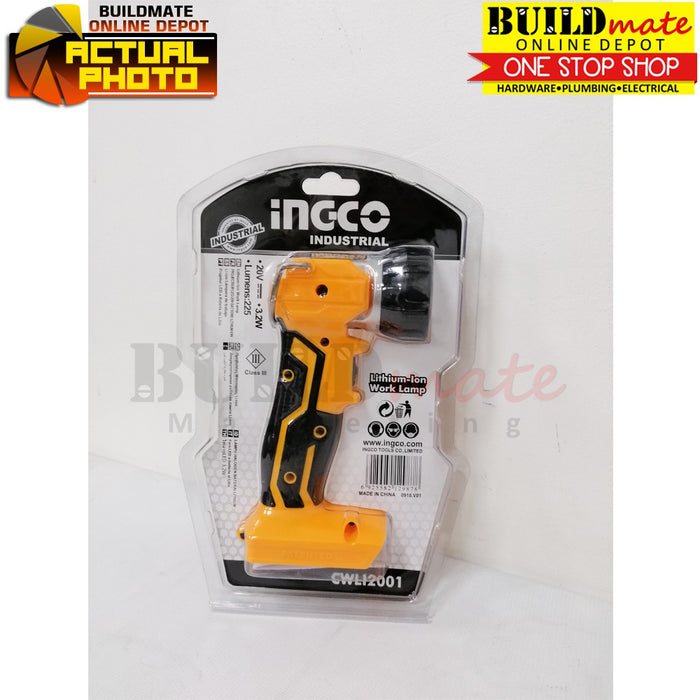 INGCO Cordless Work Lamp 3.2W 20V CWLI2001 POWERSHARE + FREE TROWEL + BRUSH •BUILDMATE• ICPT