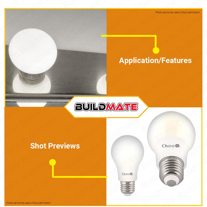 OMNI LED Lite A60 BULB 9W LLA60E27-9W •BUILDMATE•